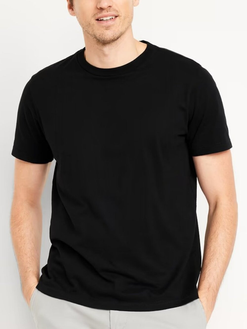 Old Navy Soft Washed Black Crew Neck Short Sleeve T-Shirt (M) EUC